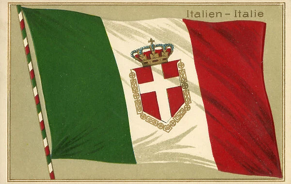The National Flag of Italy Date: circa 1910s