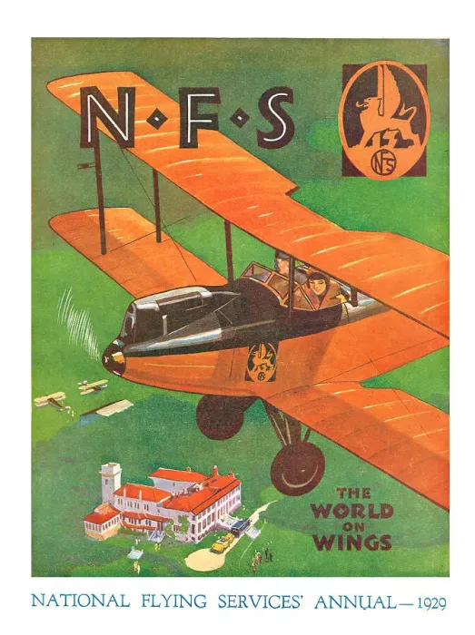 Framed Print : National Flying Services 1929 Framed Print : National Flying Services 1929