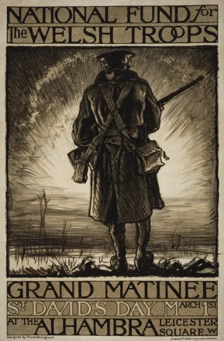 Framed Print : National fund for the Welsh troops. Grand Matinee, St. David Framed Print : National fund for the Welsh troops. Grand Matinee, St. David