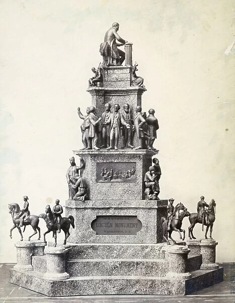National Lincoln Monument, Washington, DC Model for four-ti
