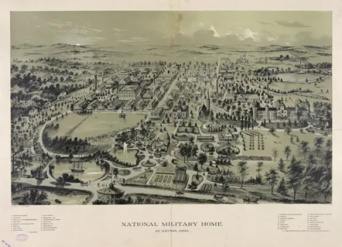 Framed Print : National military home at Dayton, Ohio Framed Print : National military home at Dayton, Ohio