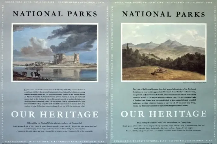 Framed Print : National Parks poster Framed Print : National Parks poster