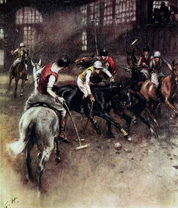 Framed Print : National School of Equitation Advertisement