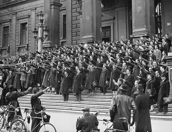 National Socialist student demonstration