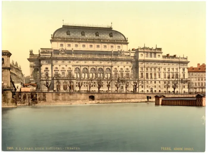 Framed Print : National Theatre, Prague, Bohemia, Austro-Hungary Framed Print : National Theatre, Prague, Bohemia, Austro-Hungary