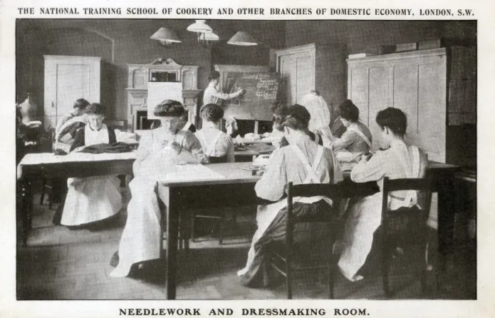 Framed Print : National Training School of Cookery / Domestic Economy Framed Print : National Training School of Cookery / Domestic Economy