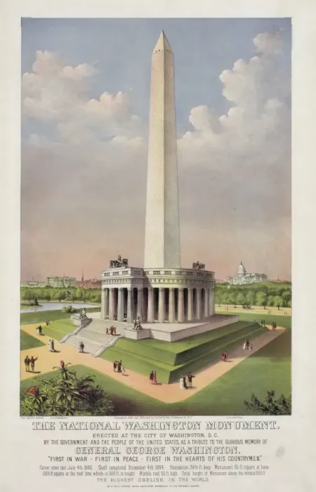 Framed Print : The National Washington Monument Framed Print : The National Washington Monument