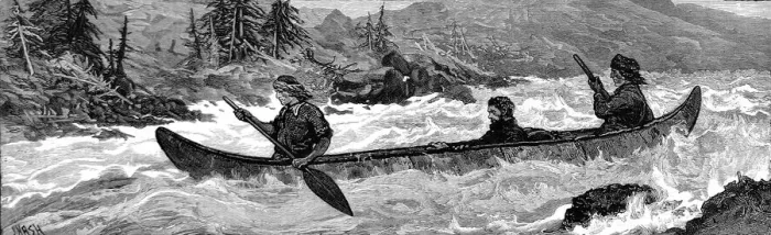 Framed Print : Native American Canoe, 1880 Framed Print : Native American Canoe, 1880