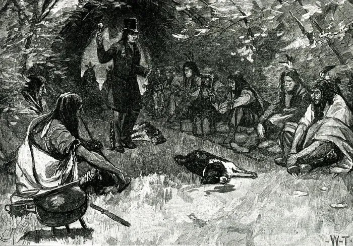 Framed Print : Native American Dog Feast Ceremony Framed Print : Native American Dog Feast Ceremony