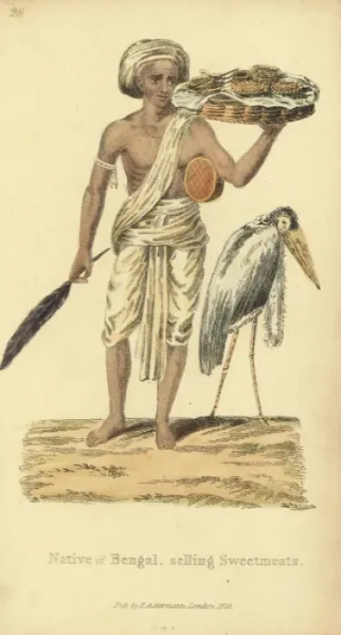 Framed Print : Native of Bengal selling sweetmeats Framed Print : Native of Bengal selling sweetmeats