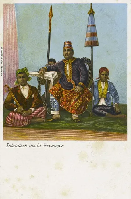 Framed Print : Native Chief of the Priangan region in West Java, Indonesia Framed Print : Native Chief of the Priangan region in West Java, Indonesia