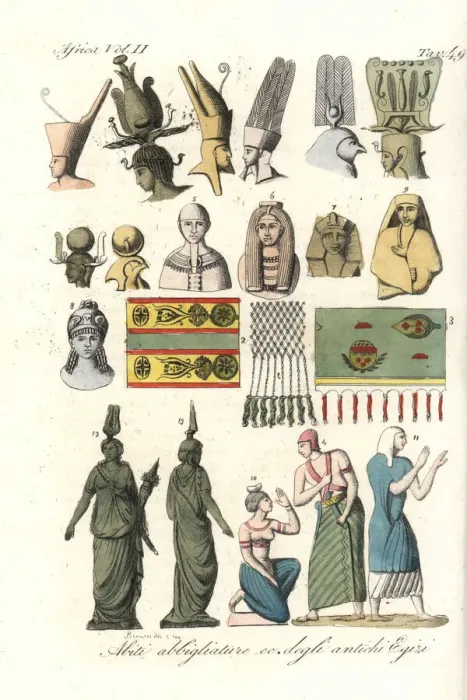 Framed Print : Native clothing of the ancient Egyptians Framed Print : Native clothing of the ancient Egyptians