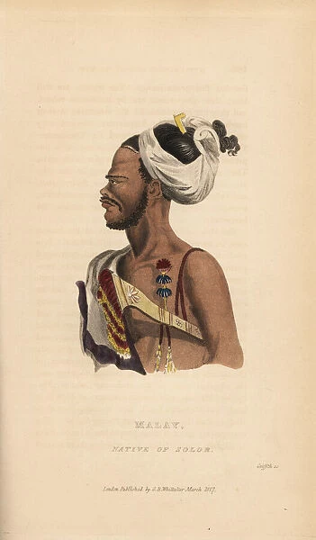 Native of the island of Solor, Indonesia, 19th century