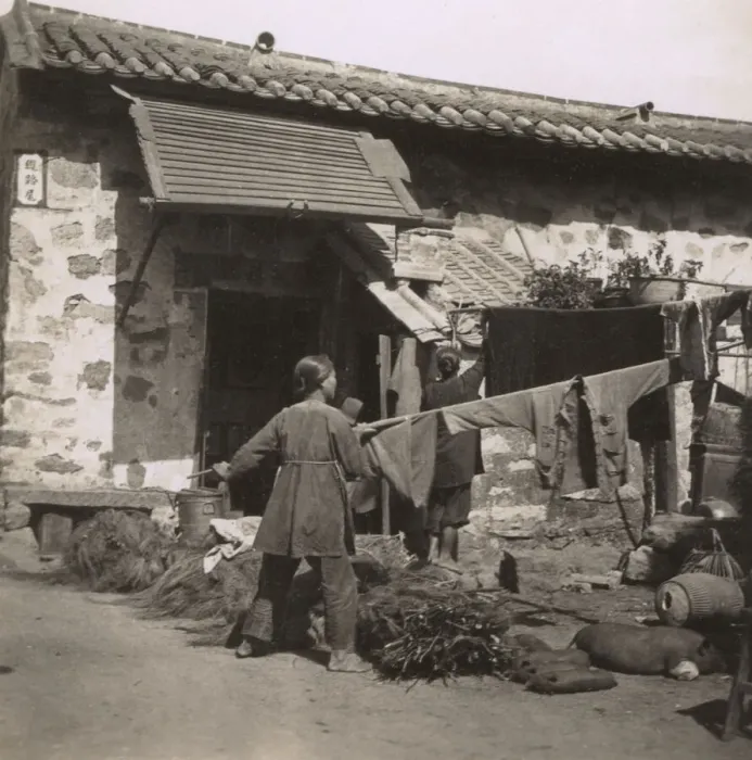 Framed Print : Native laundry, Hong Kong, China Framed Print : Native laundry, Hong Kong, China