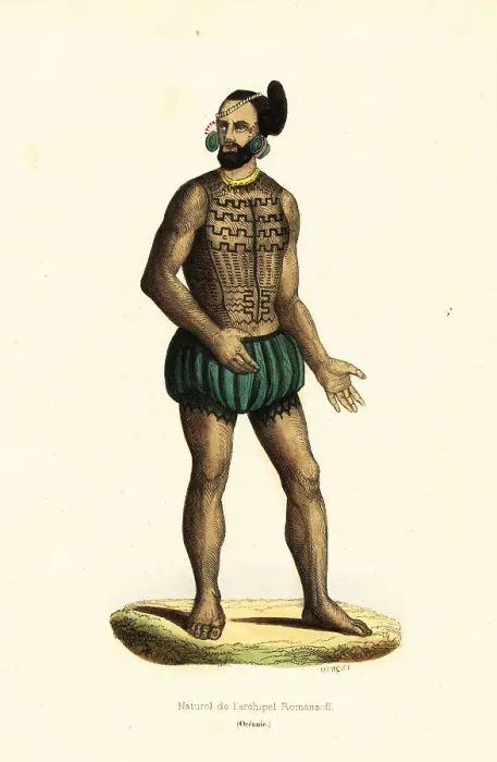 Framed Print : Native man of Tikei Island, Tuamotu group, French Polynesia Framed Print : Native man of Tikei Island, Tuamotu group, French Polynesia