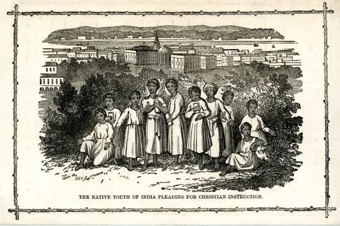 Framed Print : Native Youth of India pleading for Christian Instruction Framed Print : Native Youth of India pleading for Christian Instruction