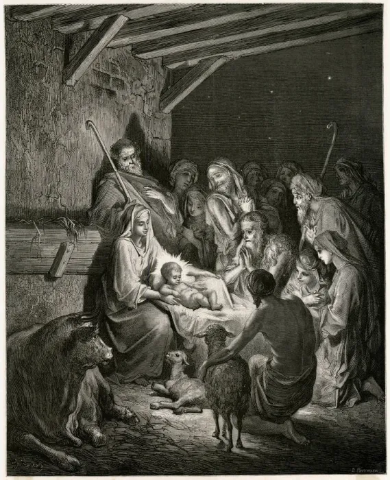 Framed Print : NATIVITY (DORE) Framed Print : NATIVITY (DORE)