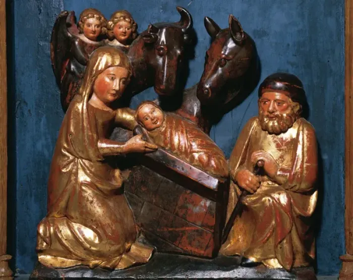 Framed Print : Nativity of Jesus. Altarpiece of the Virgin of the Star, 135 Framed Print : Nativity of Jesus. Altarpiece of the Virgin of the Star, 135