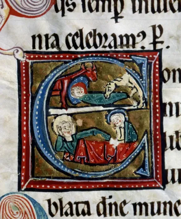 Framed Print : Nativity. Miniature. Anonymous. Spain Framed Print : Nativity. Miniature. Anonymous. Spain