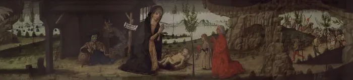 Framed Print : The Nativity with other scenes by Master Alberto Framed Print : The Nativity with other scenes by Master Alberto