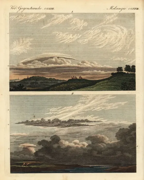 Framed Print : Natural history of cloud formations Framed Print : Natural history of cloud formations