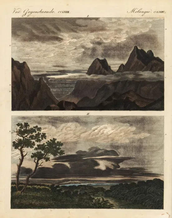 Framed Print : Natural history of cloud formations Framed Print : Natural history of cloud formations