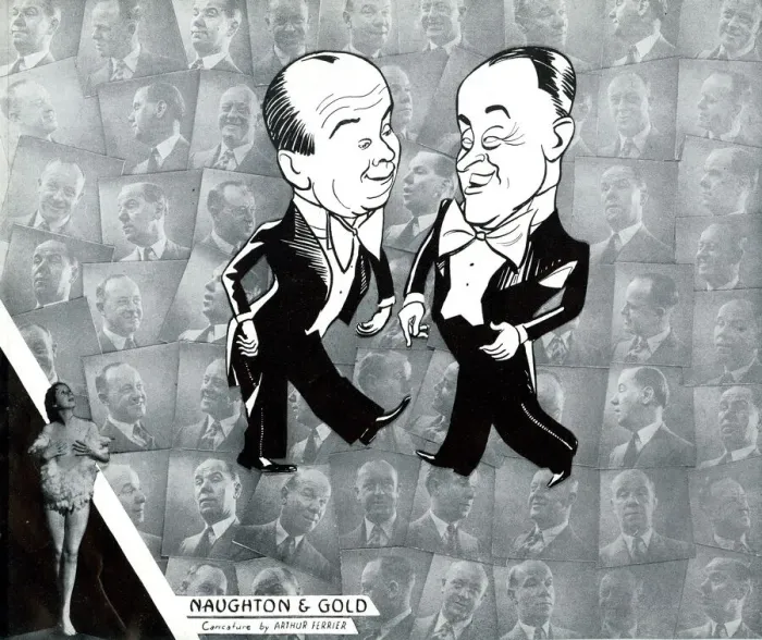 Framed Print : Naughton and Gold comedy act, London Palladium