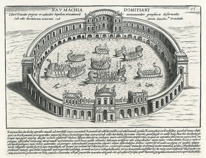 Framed Print : NAUMACHIA OF DOMITIAN Framed Print : NAUMACHIA OF DOMITIAN
