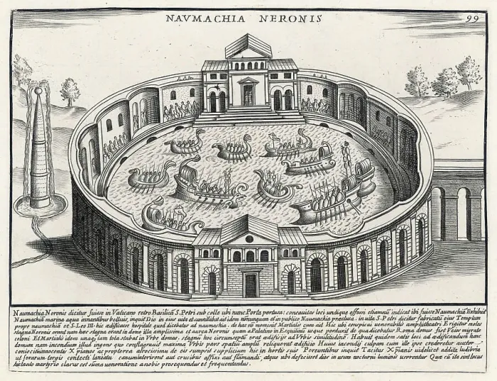 Framed Print : NAUMACHIA OF NERO Framed Print : NAUMACHIA OF NERO