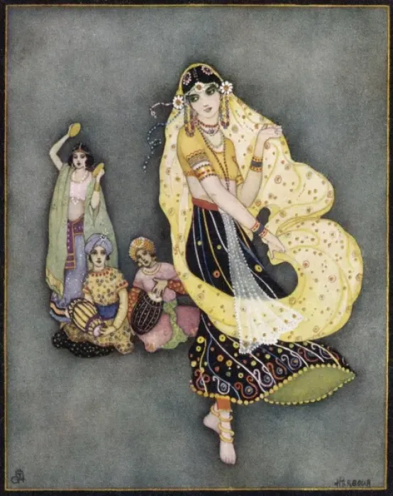 Framed Print : Nautch Girl / India Framed Print : Nautch Girl / India