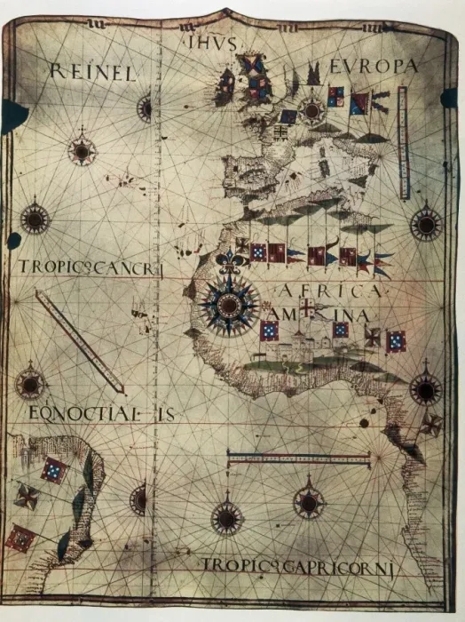 Framed Print : Nautical chart depicting the West Coast of Africa Framed Print : Nautical chart depicting the West Coast of Africa