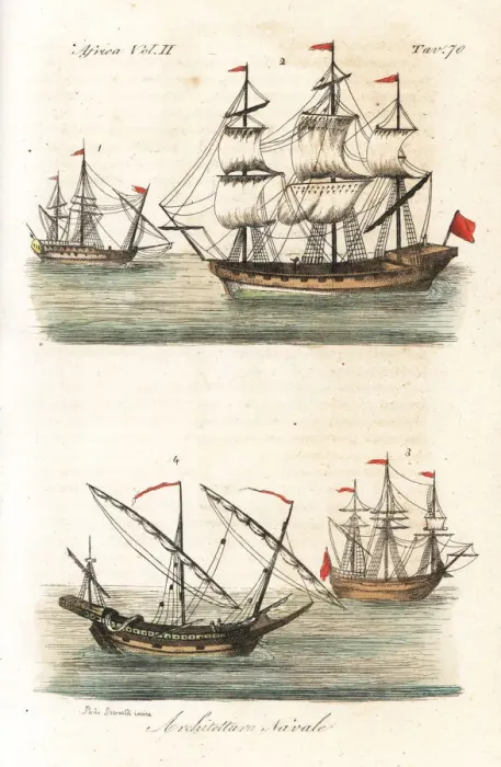 Framed Print : Naval architecture of the Berbers Framed Print : Naval architecture of the Berbers