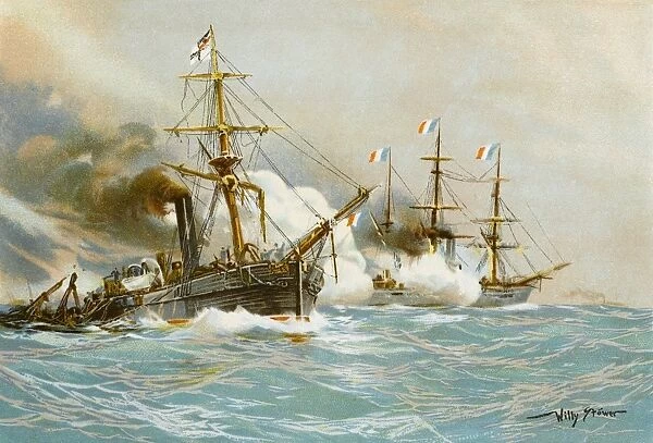 Naval Combat 1870