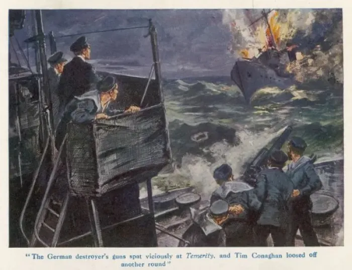 Framed Print : Naval Combat (Fiction) Framed Print : Naval Combat (Fiction)