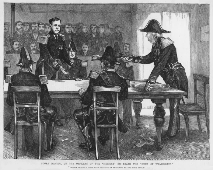 Framed Print : Naval Court Martial Framed Print : Naval Court Martial