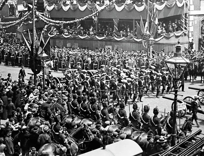 Framed Print : Naval Detachment, Queen Victoria's Diamond Jubilee parade Framed Print : Naval Detachment, Queen Victoria's Diamond Jubilee parade