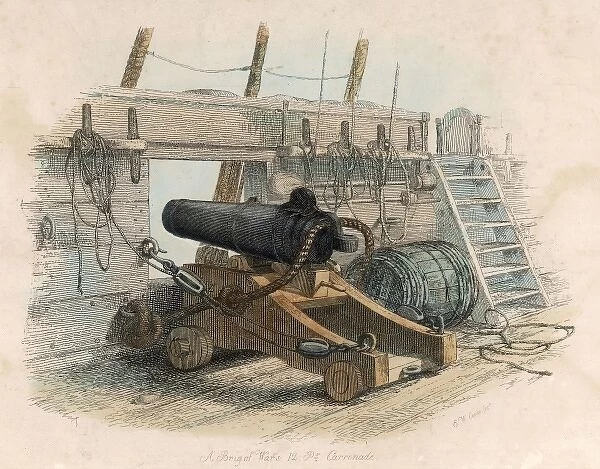 Naval Gun Carronade Brig