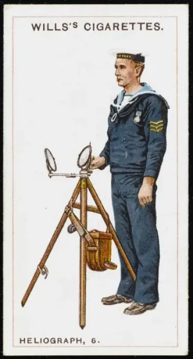Framed Print : Naval Heliograph in Use Framed Print : Naval Heliograph in Use