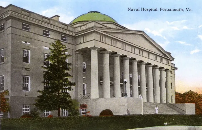 Framed Print : Naval Hospital, Portsmouth, Virginia, USA Framed Print : Naval Hospital, Portsmouth, Virginia, USA