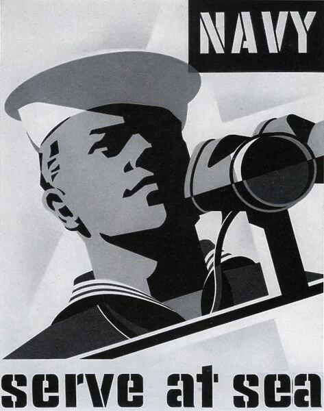 Naval recruitment poster