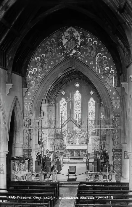 Framed Print : The Nave of Christ Church Framed Print : The Nave of Christ Church