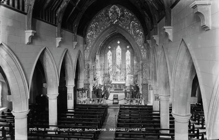 Framed Print : The Nave of Christ Church Framed Print : The Nave of Christ Church