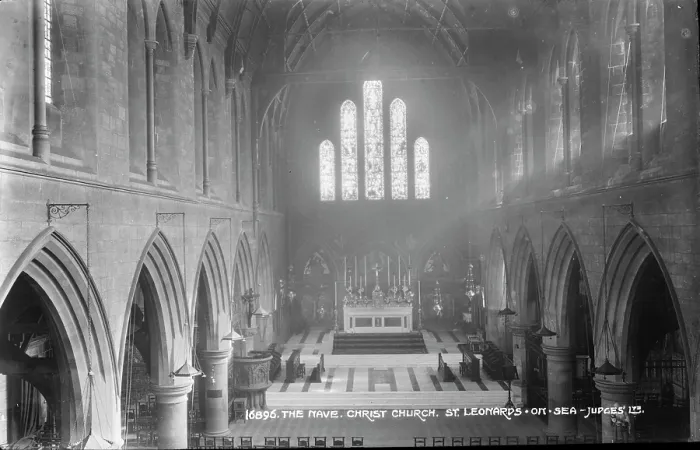 Framed Print : The Nave of Christ Church Framed Print : The Nave of Christ Church