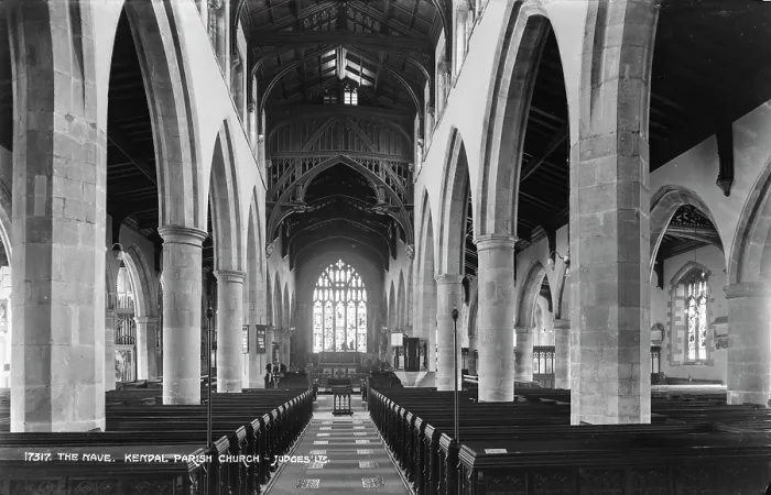 Framed Print : The Nave of Kendal Parish Church Framed Print : The Nave of Kendal Parish Church