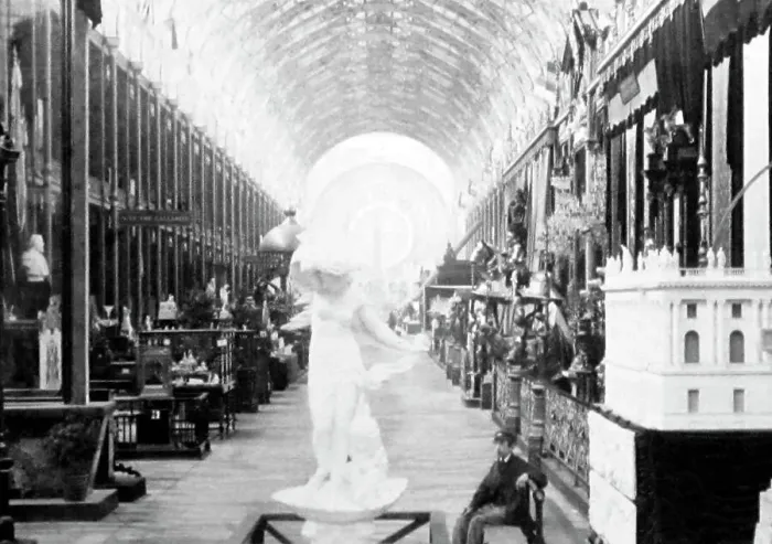 Framed Print : The Nave, London International Exhibition, South Kensington Framed Print : The Nave, London International Exhibition, South Kensington