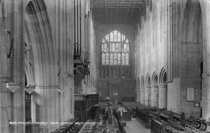 Framed Print : Nave of Malvern Priory Framed Print : Nave of Malvern Priory