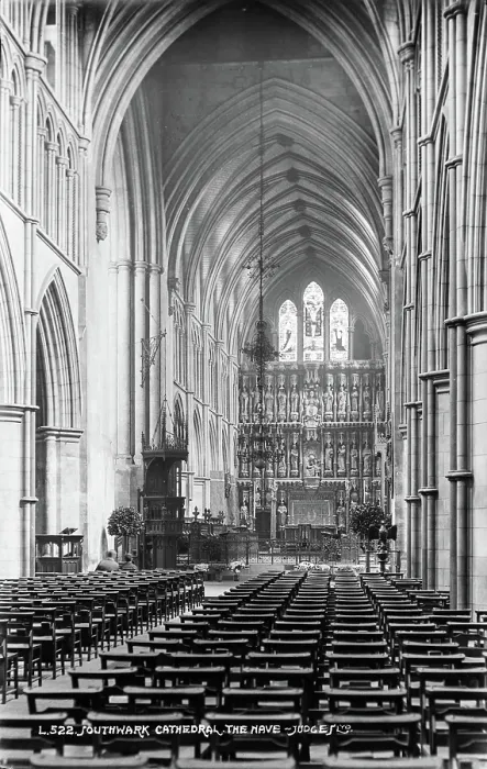 Framed Print : The Nave of Southwark Cathedral Framed Print : The Nave of Southwark Cathedral