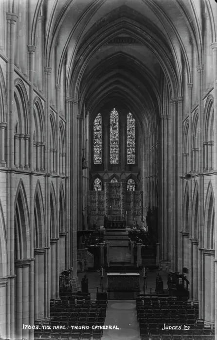 Framed Print : The Nave of Truro Cathedral