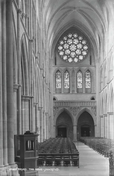 Framed Print : The Nave of Truro Cathedral