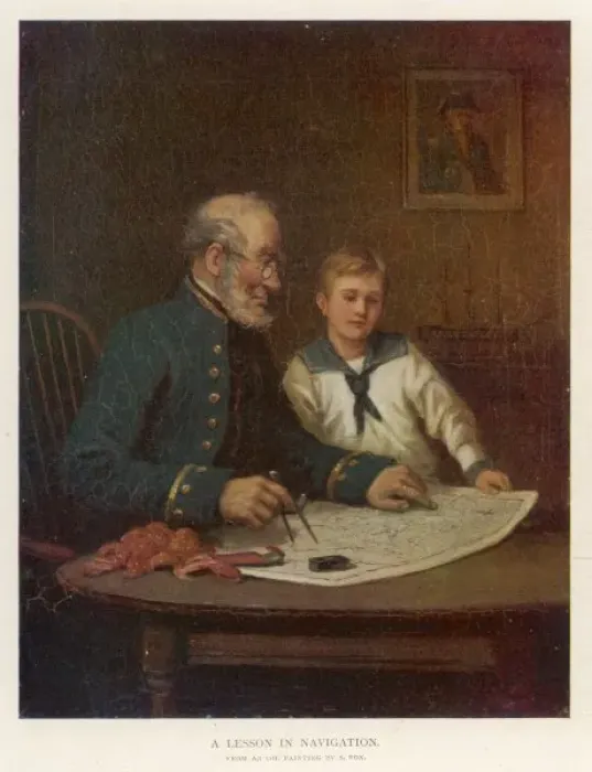 Framed Print : Navigation Lesson Framed Print : Navigation Lesson